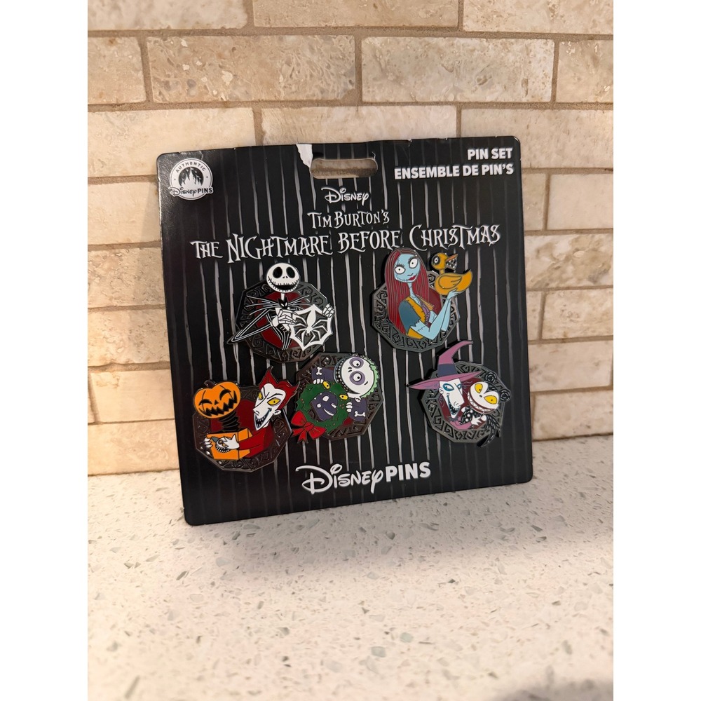 Tim Burton's The Nightmare Before Christmas Trading Pin Set